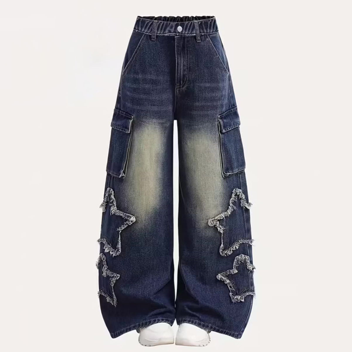 Girls Loose Casual Straight-Leg Pants BB28