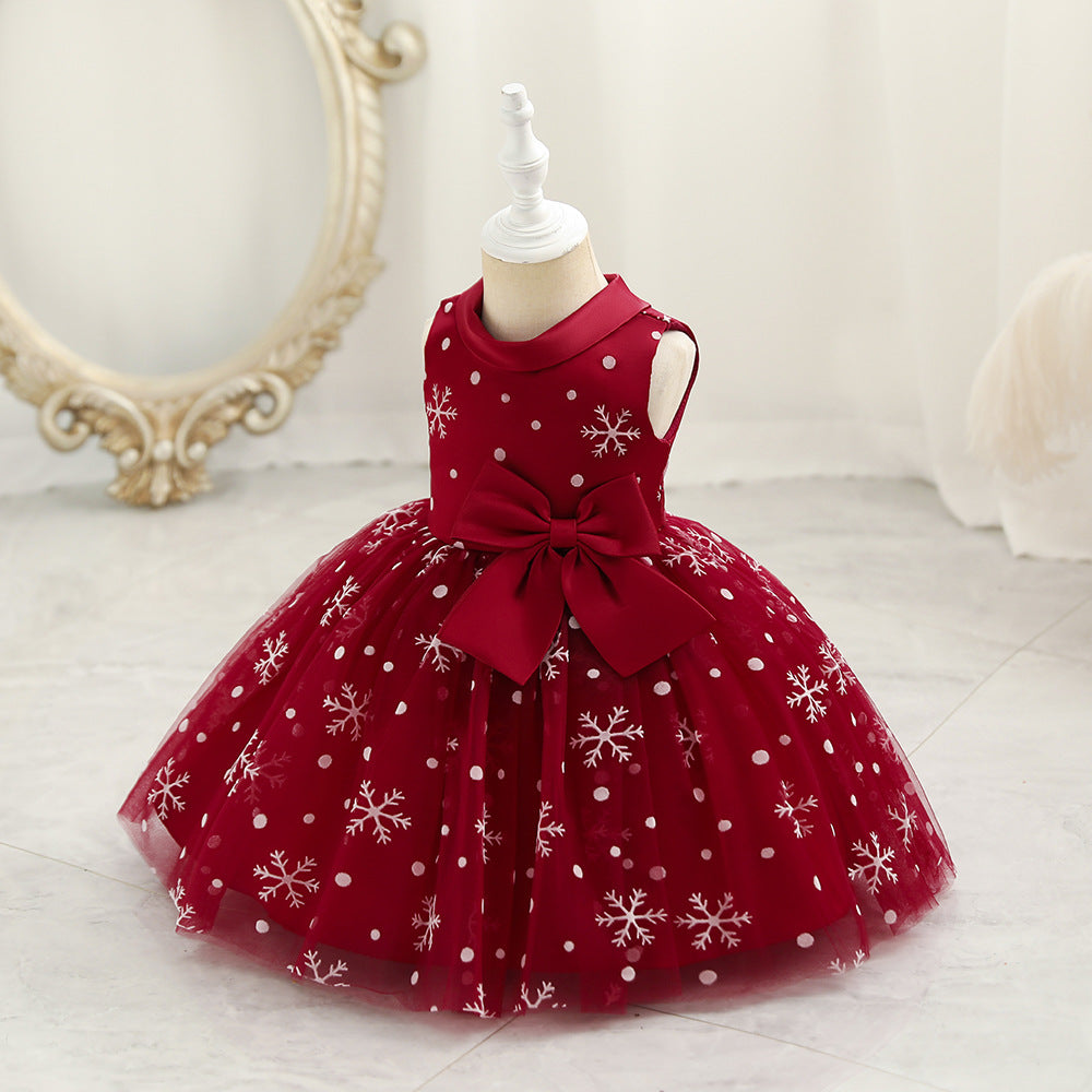 New Ice and Snow Pink Princess Dress BB12