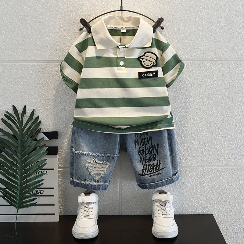 Boys Short-Sleeved Two Piece Set BB56
