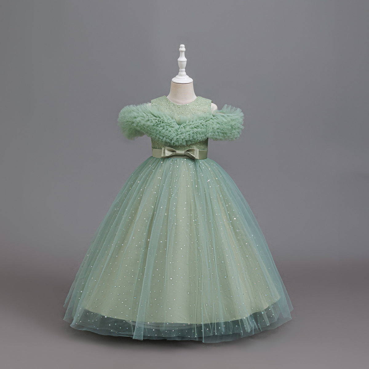 Off-The-Shoulder Tulle Puffy Princess Dresses BB17