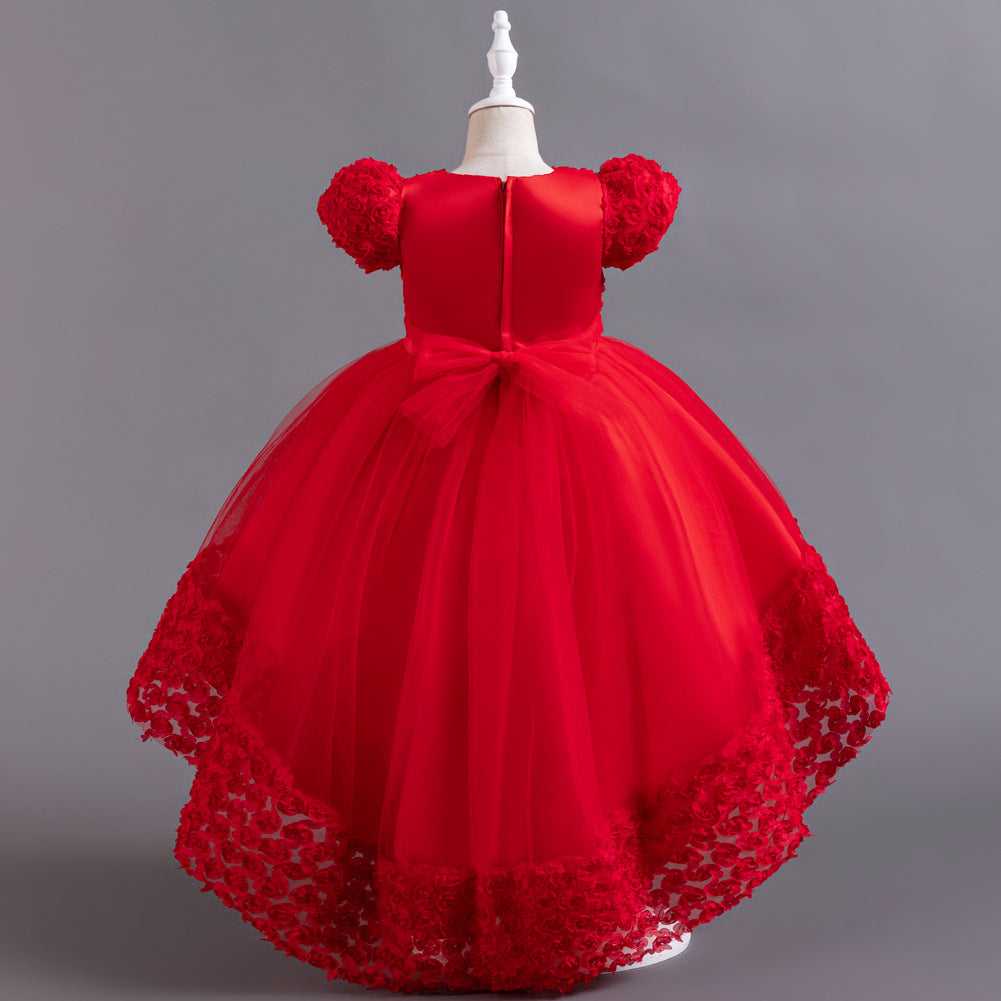 Flower Fluffy Tail Princess Dress BB37