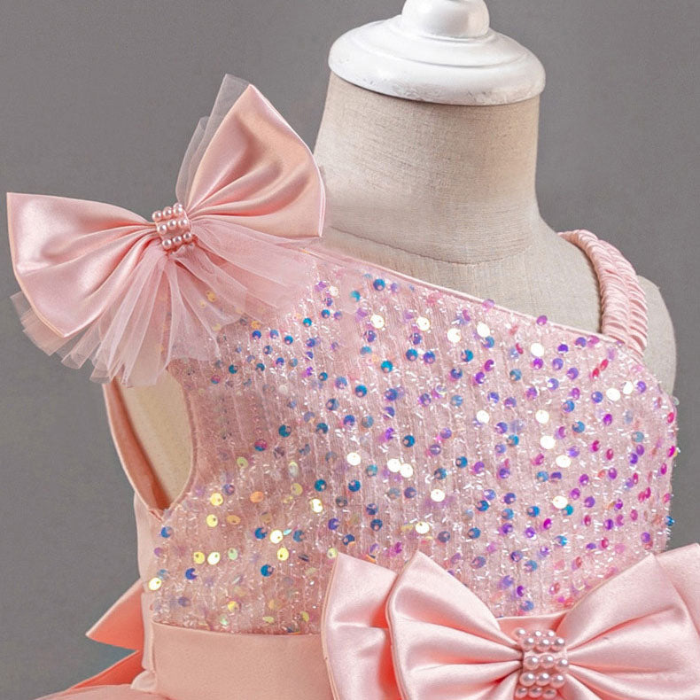 Enzyme Washing Fluffy Princess Dress BB64