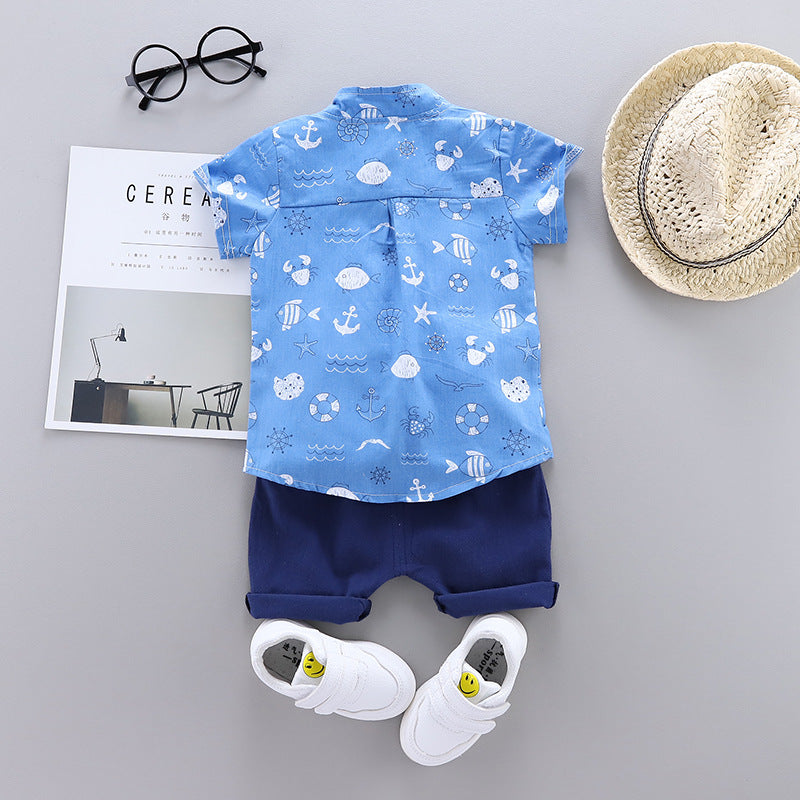 Trendy Short-Sleeved Two-Piece Sets BB43