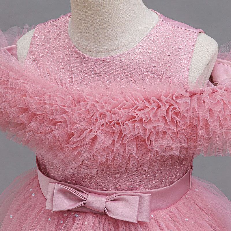 Off-The-Shoulder Tulle Puffy Princess Dresses BB17