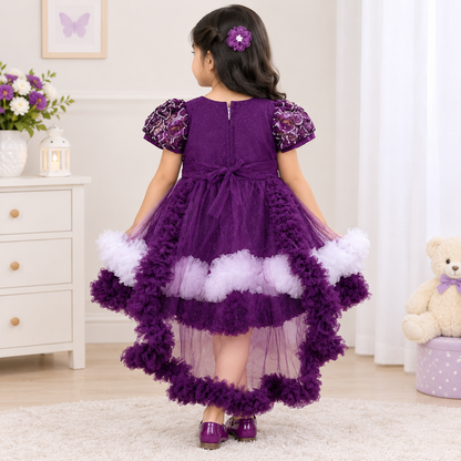 Cotton Blend Washing Fluffy Princess Dress BBS02