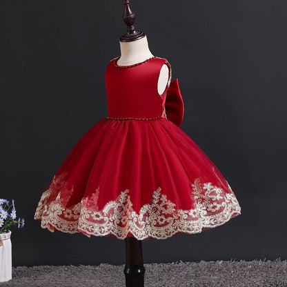 Embroidery  Enzyme Wash Dress BB20