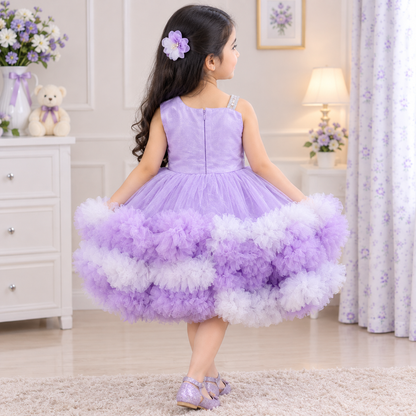 Cotton Blend Washing Fluffy Princess Dress BBS08