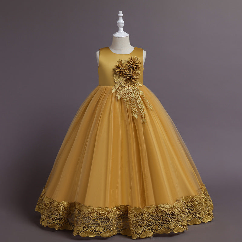 Flat Long Tail Princess Dress BB192