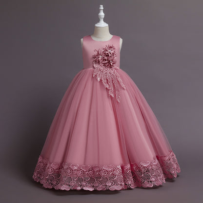 Flat Long Tail Princess Dress BB192