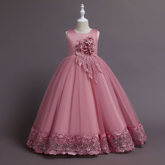 Flat Long Tail Princess Dress BB192