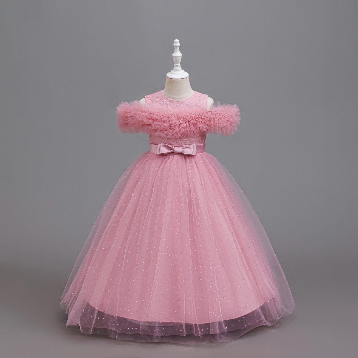 Off-The-Shoulder Tulle Puffy Princess Dresses BB17