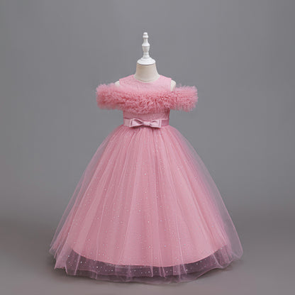 Off-The-Shoulder Tulle Puffy Princess Dresses BB17