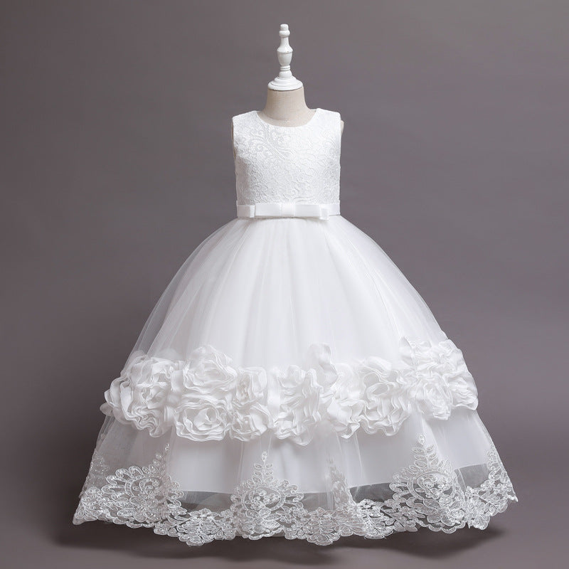 Long Luxury Rose Princess Gown BB186