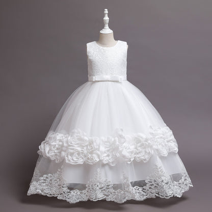 Long Luxury Rose Princess Gown BB186