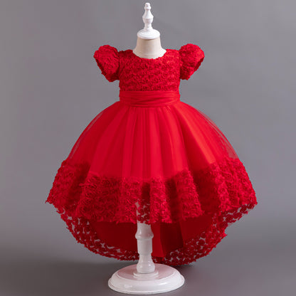 Flower Fluffy Tail Princess Dress BB37