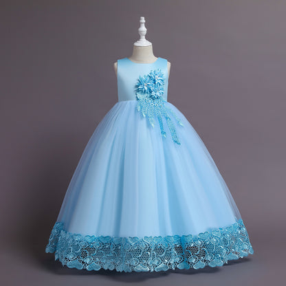 Flat Long Tail Princess Dress BB192