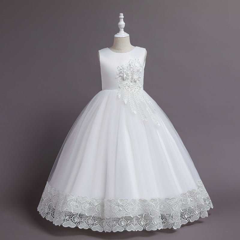 Flat Long Tail Princess Dress BB192