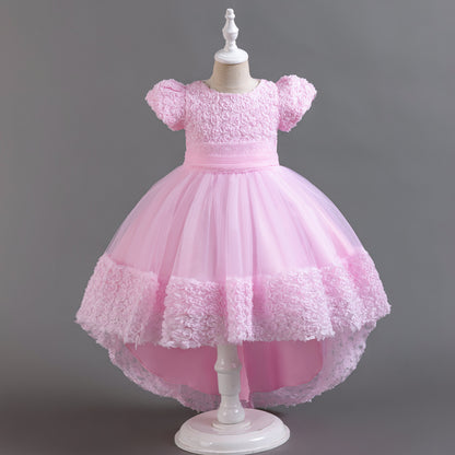Flower Fluffy Tail Princess Dress BB37