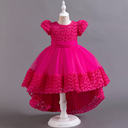 Flower Fluffy Tail Princess Dress BB37