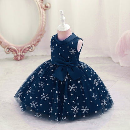 New Ice and Snow Pink Princess Dress BB12