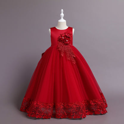 Flat Long Tail Princess Dress BB192