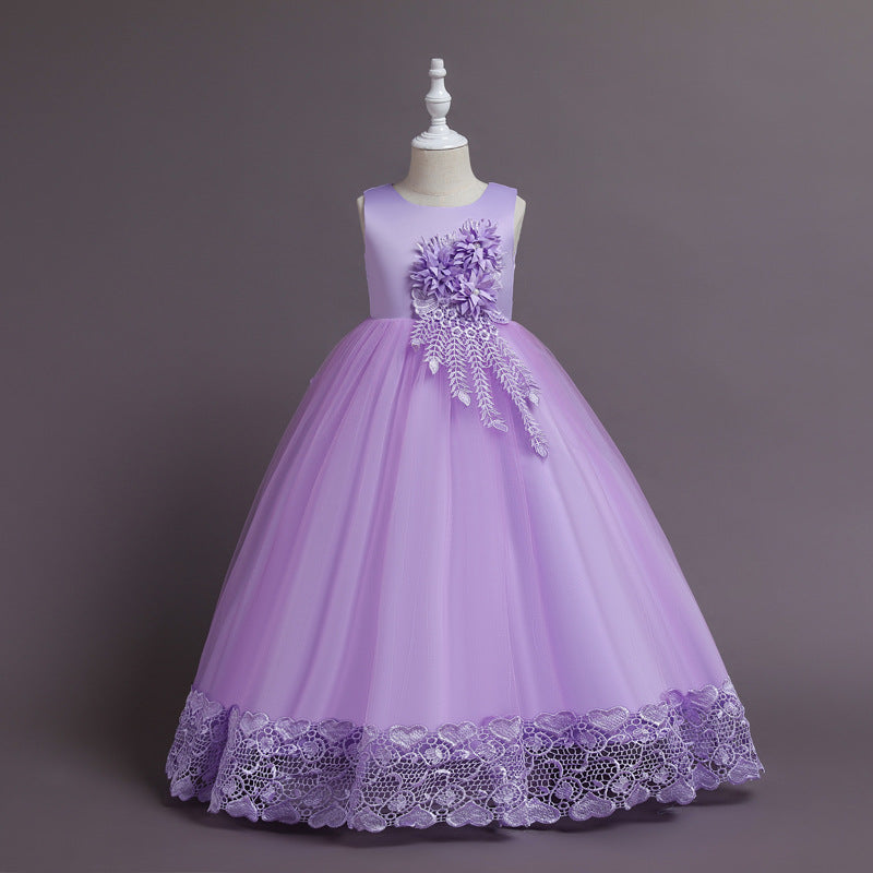 Flat Long Tail Princess Dress BB192