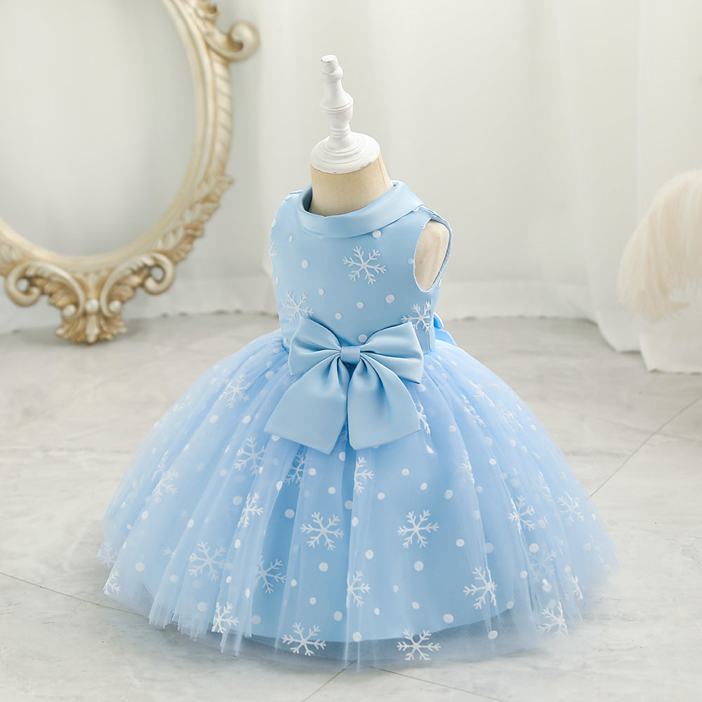 New Ice and Snow Pink Princess Dress BB12