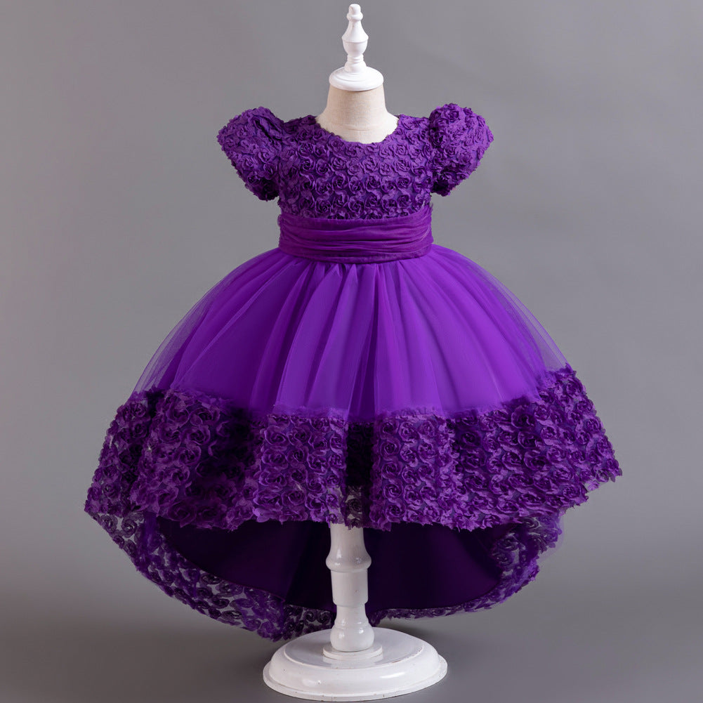 Flower Fluffy Tail Princess Dress BB37