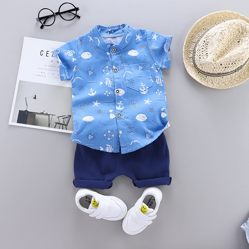 Trendy Short-Sleeved Two-Piece Sets BB43