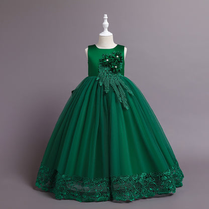 Flat Long Tail Princess Dress BB192