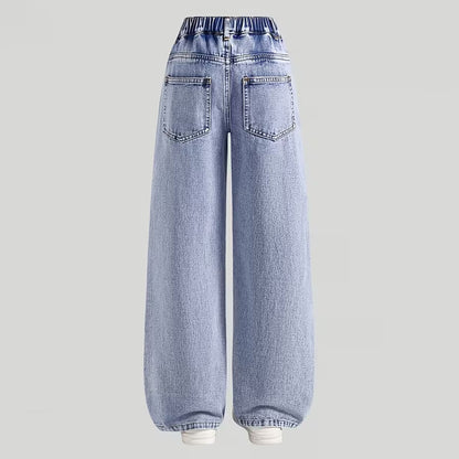 Girls New Style Loose Straight Pants BB33