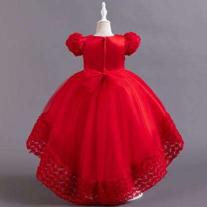 Flower Fluffy Tail Princess Dress BB37