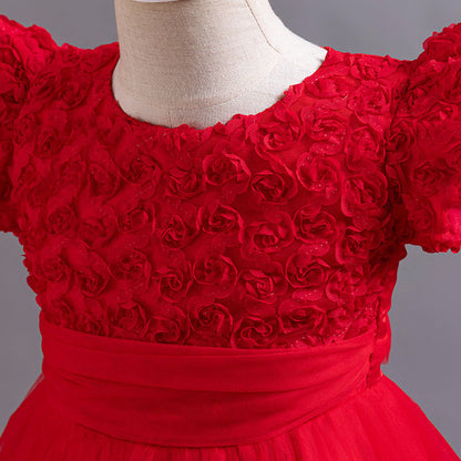 Flower Fluffy Tail Princess Dress BB37