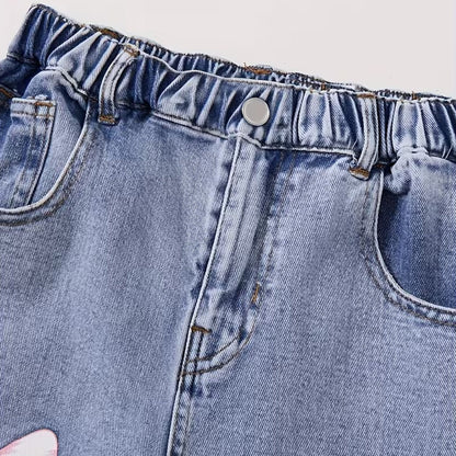 Girls New Style Loose Straight Pants BB33