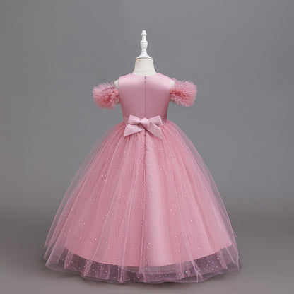Off-The-Shoulder Tulle Puffy Princess Dresses BB17