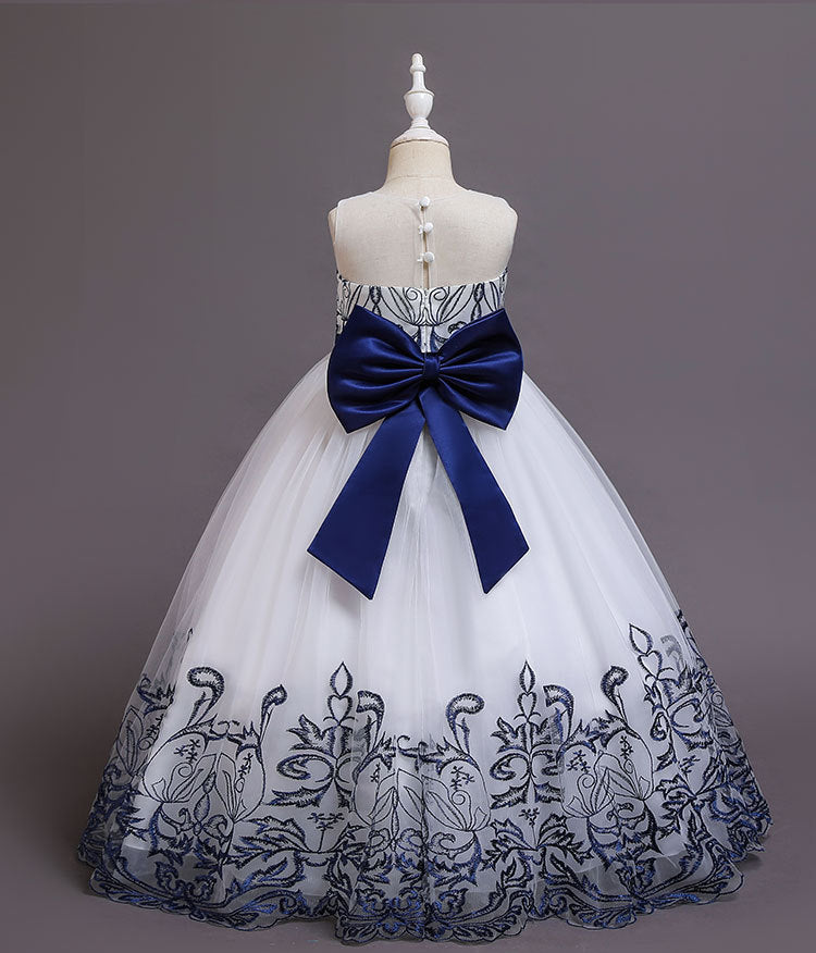 Long Lace With Bow Princess Dress BB191