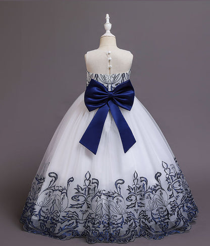Long Lace With Bow Princess Dress BB191
