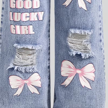 Girls New Style Loose Straight Pants BB33