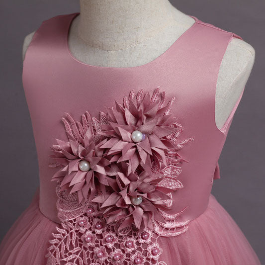 Flat Long Tail Princess Dress BB192