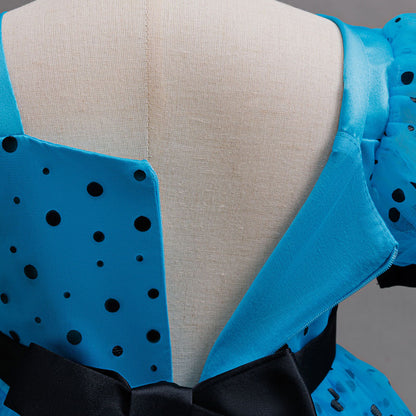 Polka Dot Mesh Princes Dress BB188